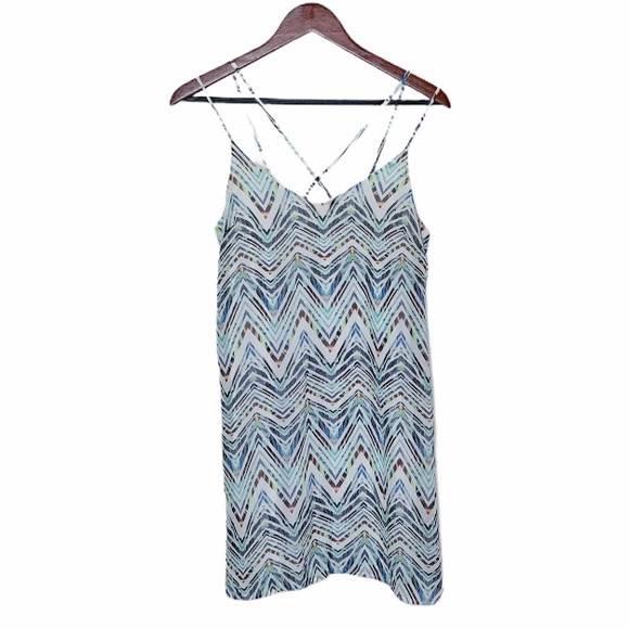 Body Central Dresses & Skirts - Multi Color  Strappy Slip Dress Mini Sz S